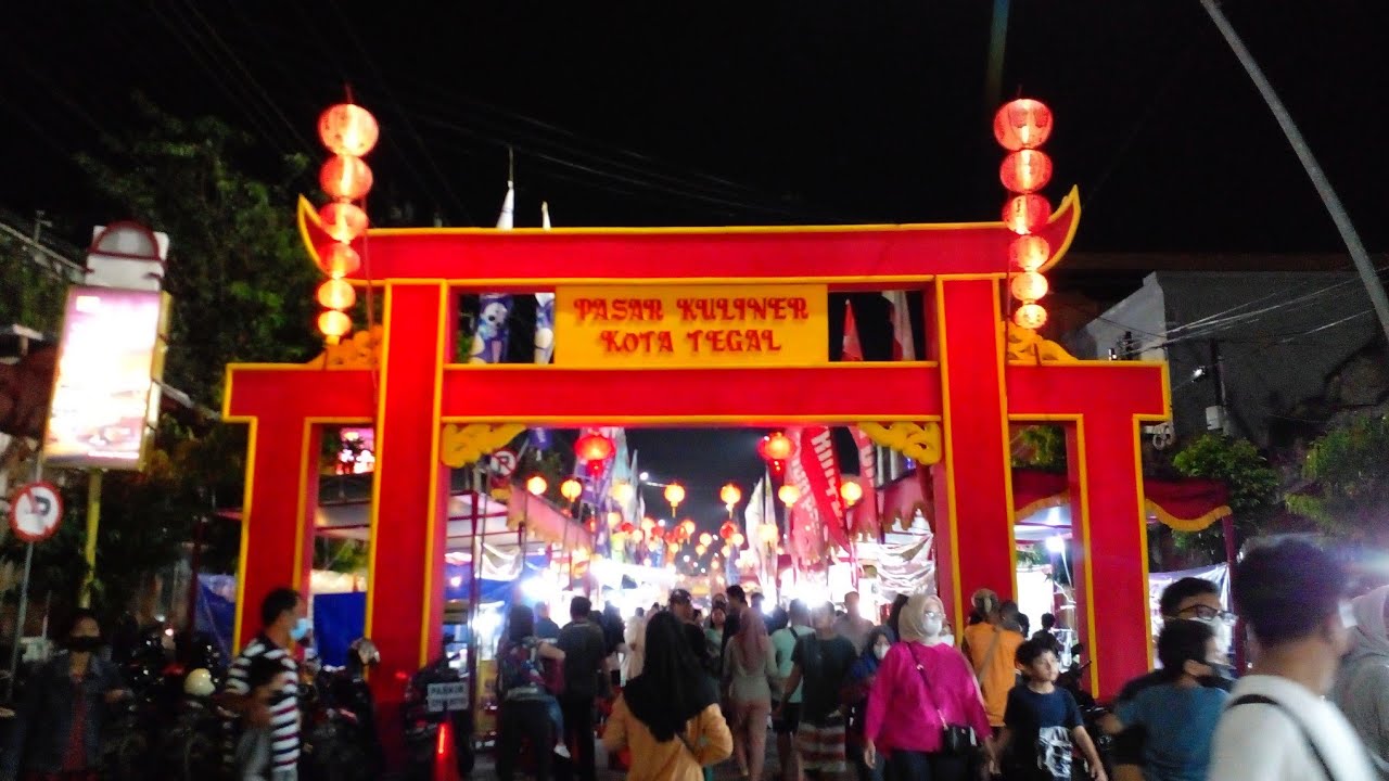 Ramene porrr...!!!!! PASAR KULINER KOTA TEGAL 2023 || CAP GO MEH 2574 ||